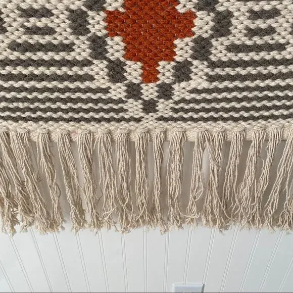 Large Wool Tapestry Wall Hanging Home Decor - Picture 4 of 6